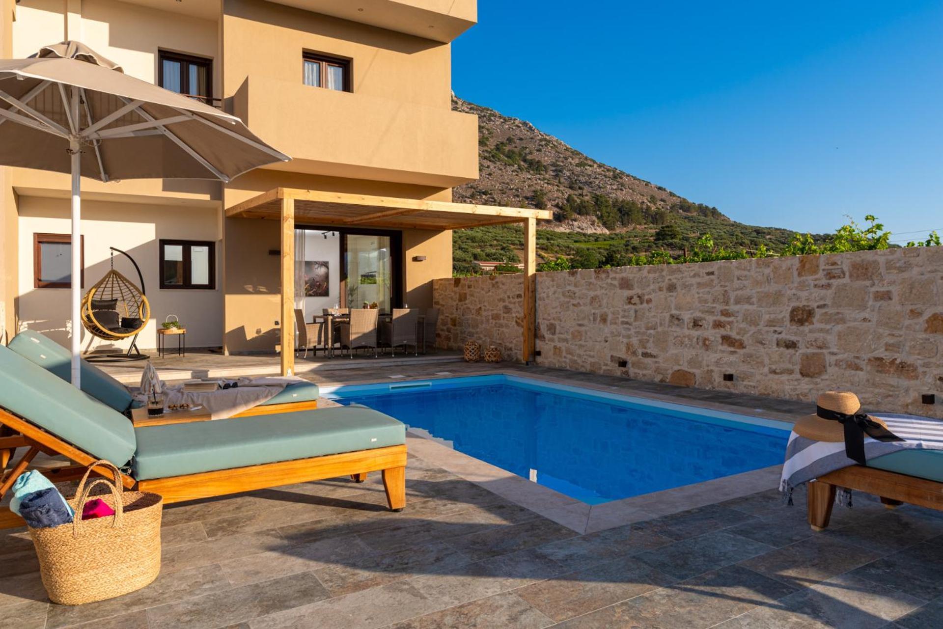 Irisma Luxury Villa With Private Pool Archanes Exterior photo